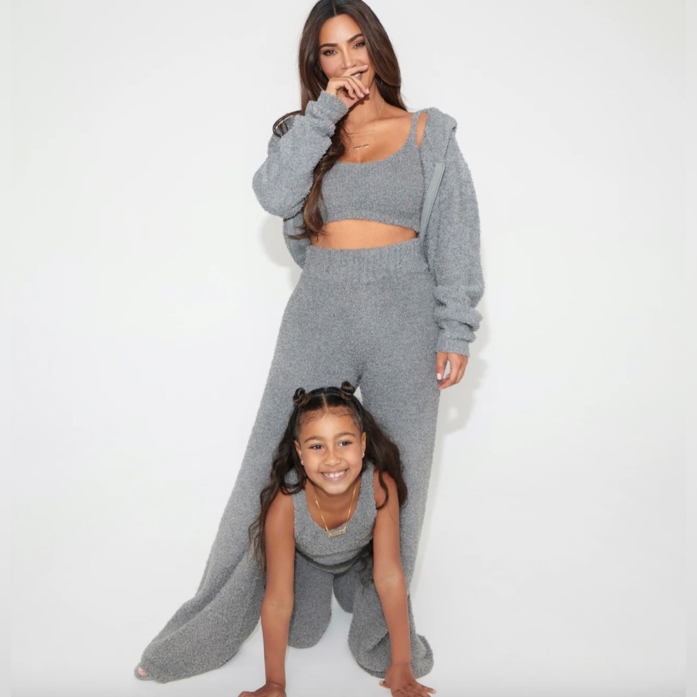 NWT Skims Cozy Knit Tank-Smoke Grey